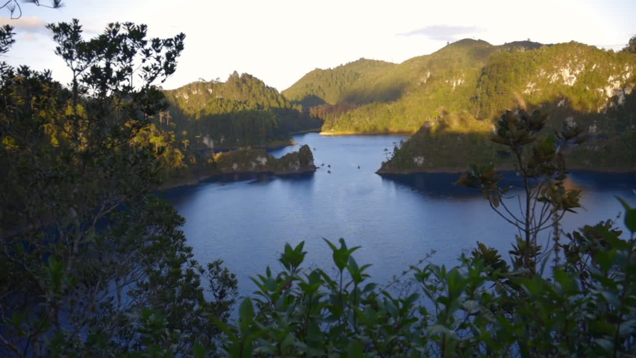 멕시코의 호수 라틴 아메리카 자연 풍경, 치아파스 지역 몬테벨로