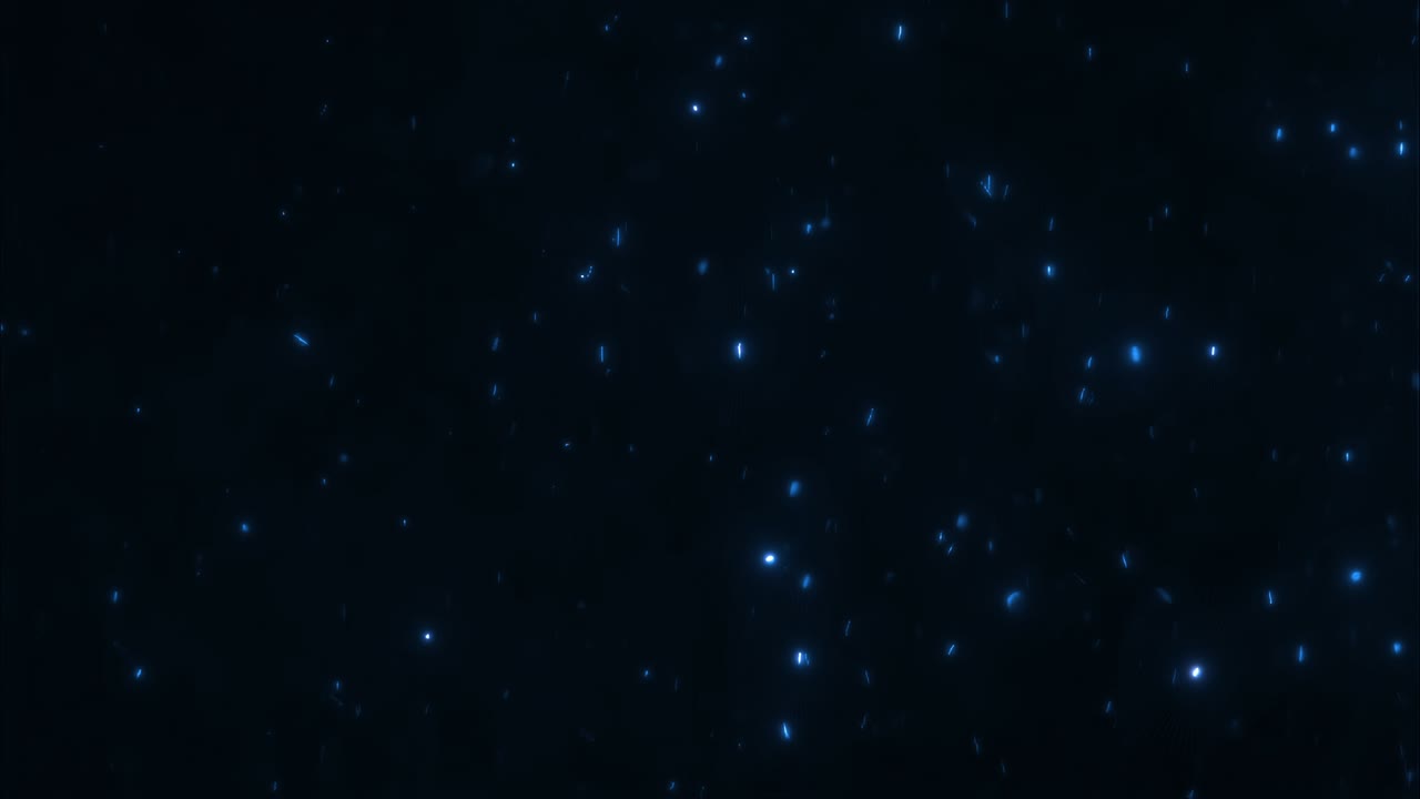 Blue Silver Shimmering Futuristic Abstract Artificial Intelligence Quantum Nano Energy Particles Loop Background