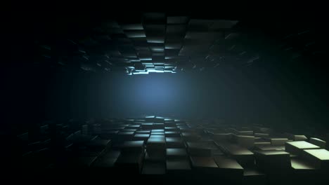 4k abstract cubic background.