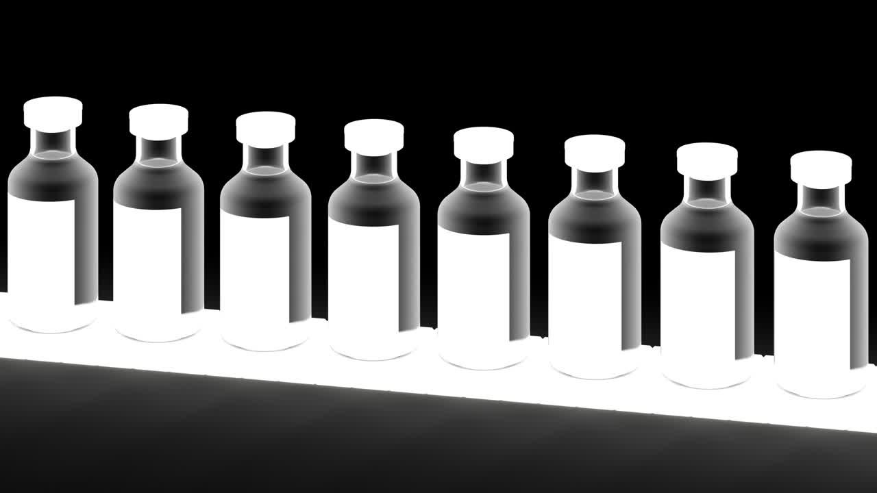 animación de la vacuna contra la covid-19 que se está produciendo