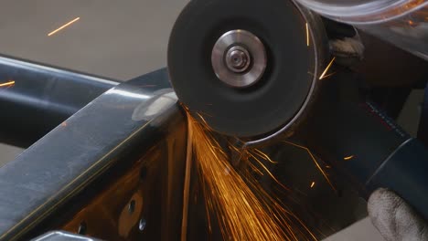 hand-held metal surface angle grinder