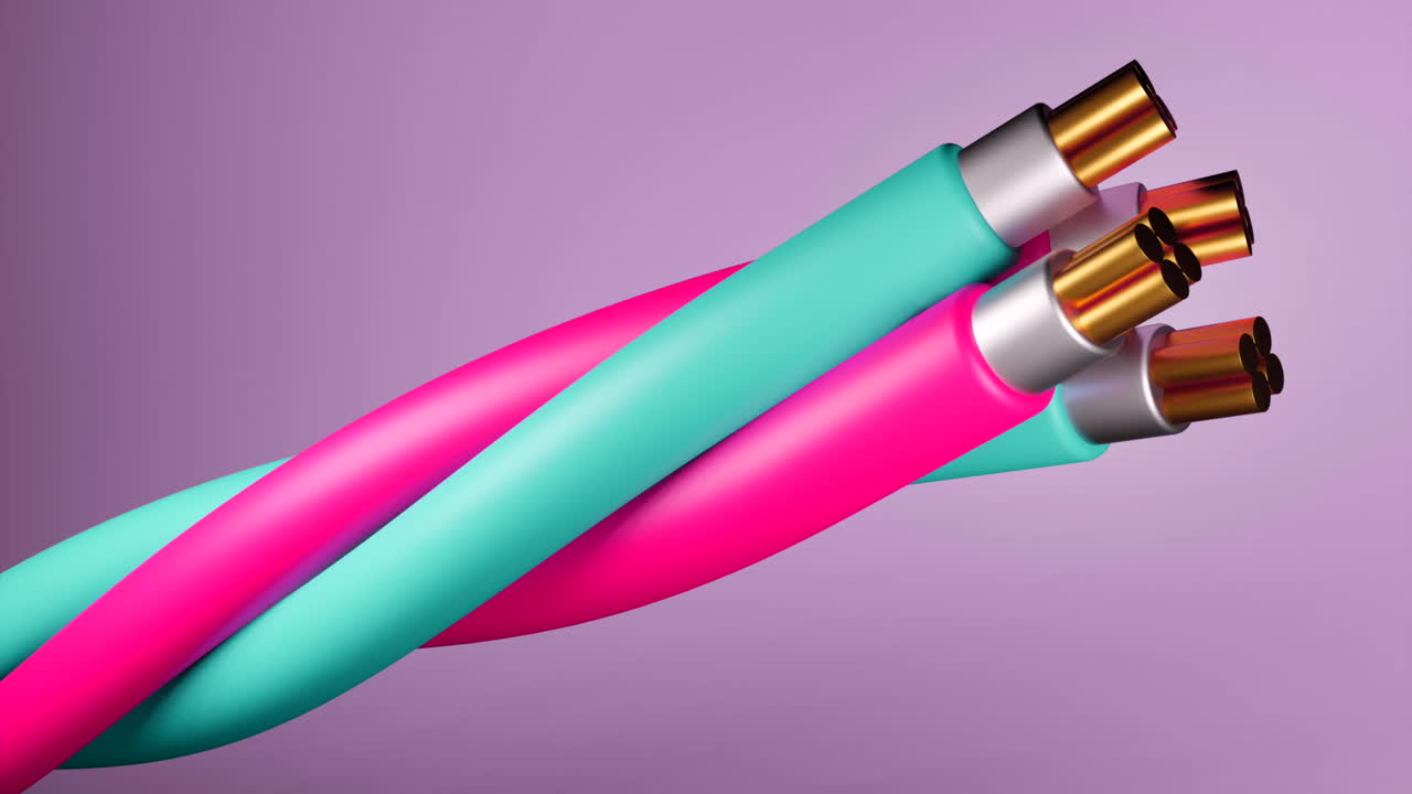 cables retorcidos abstractos