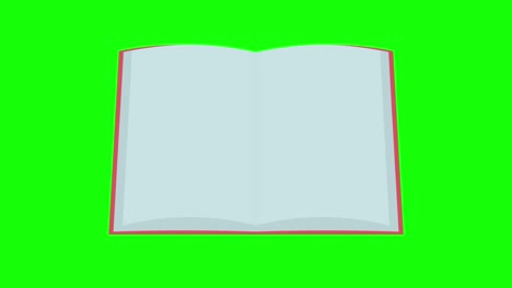 simple and cute book flipping animation 2 second loop