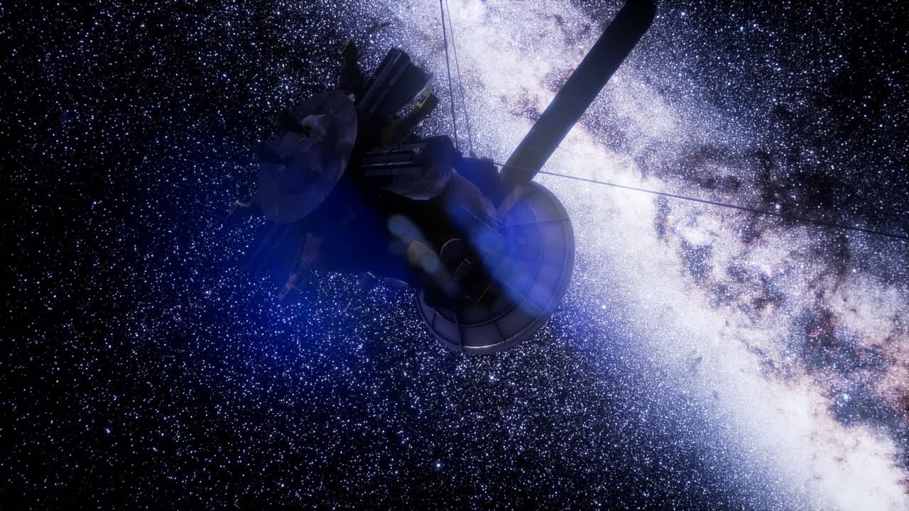 Satellite Cassini is approaching Saturn