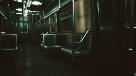 empty public transit subway metro train