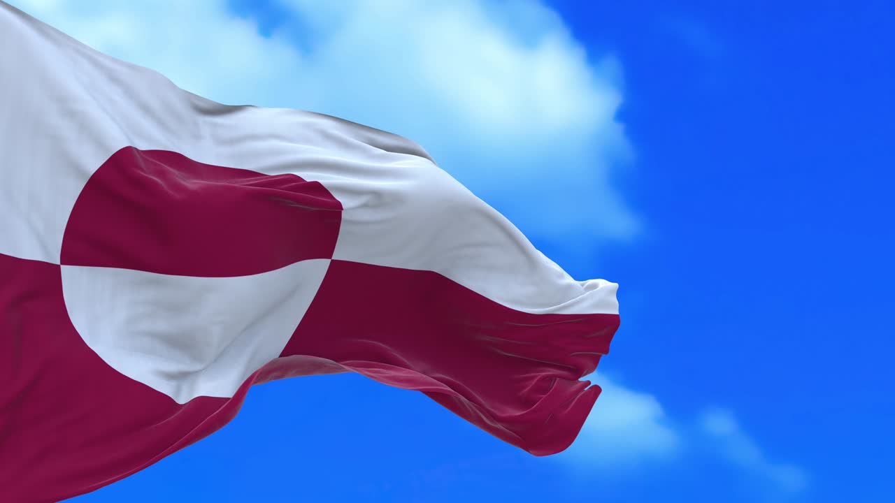 그린란드 발의 끊임없는 루프.