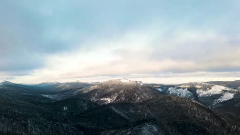 Breathtaking-Aerial-Hyperlapse-of-Ukraine's-Beautiful-Mountains