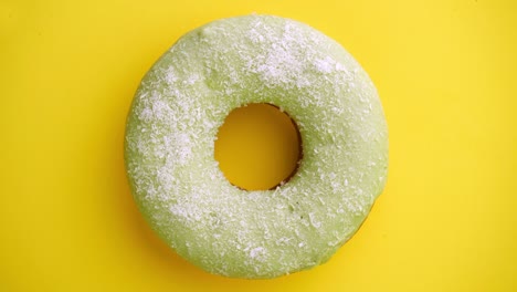 doughnut glazed close-up.
