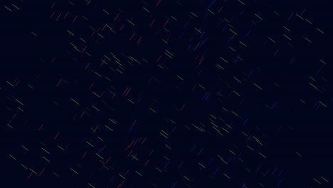 vibrant colorful grid lines illuminate a dark background