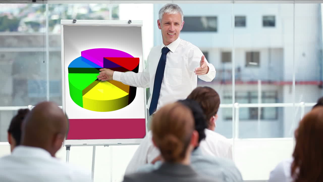 hombre de negocios en una reunión