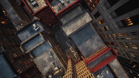 Aerial-city-view-with-crossroads-and-buildings