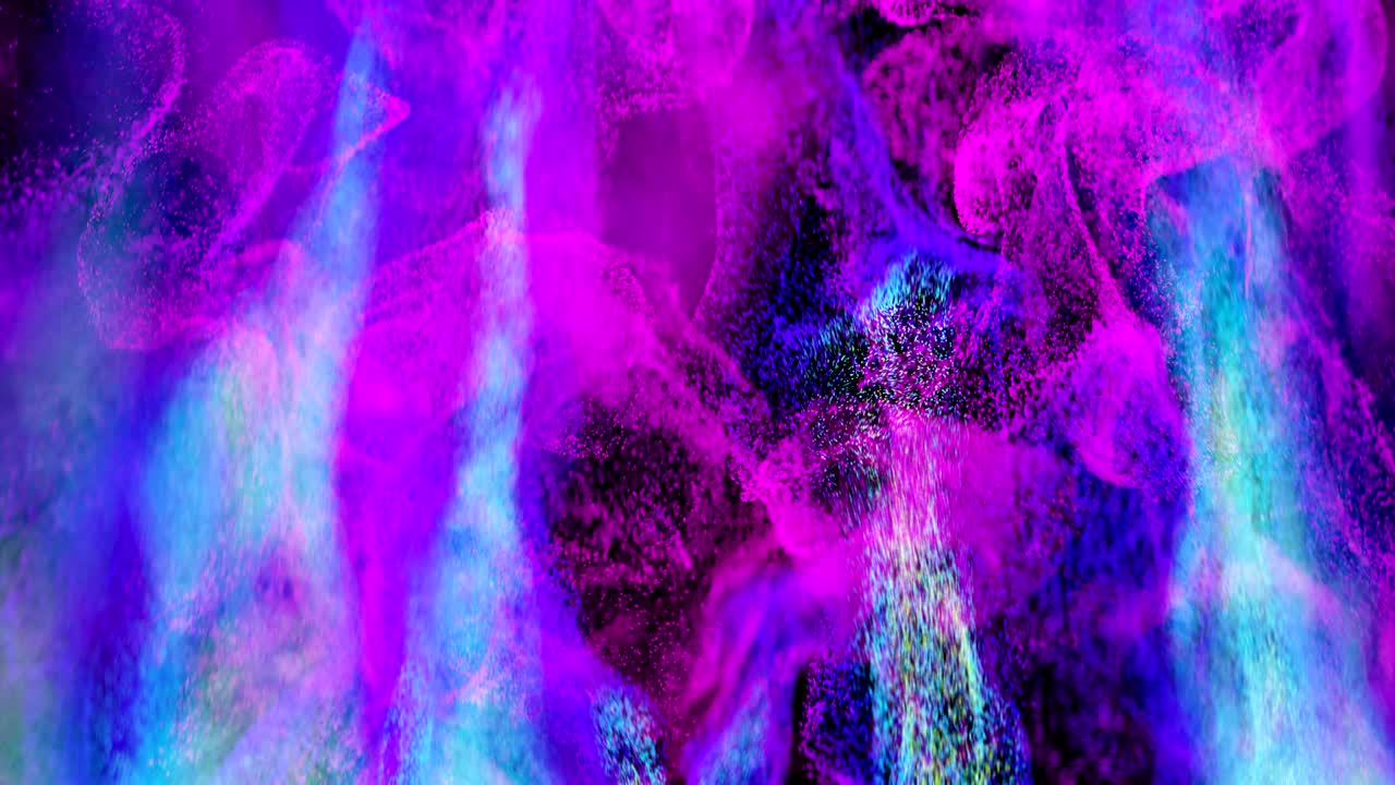 4K Abstrakter Partikel-Burst.