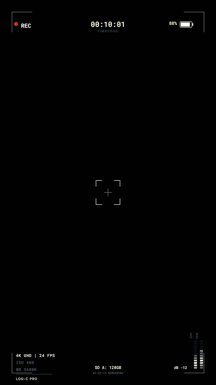 Digital Camera Viewfinder Interface Overlay