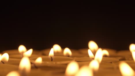 many tea lights