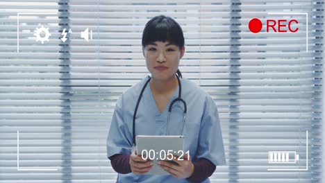 Filming-a-doctor-on-a-digital-camera-4k