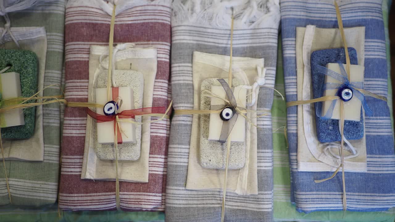 터키 목욕 수건 및 스파 선물 세트