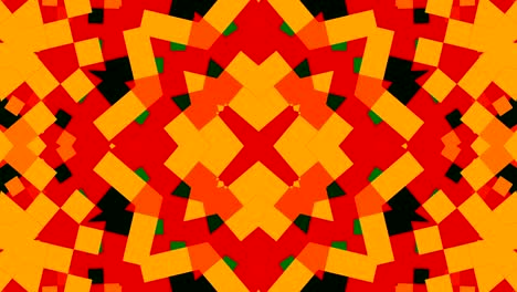 mosaico de estilo mexicano de colores brillantes con animación de fondo en bucle