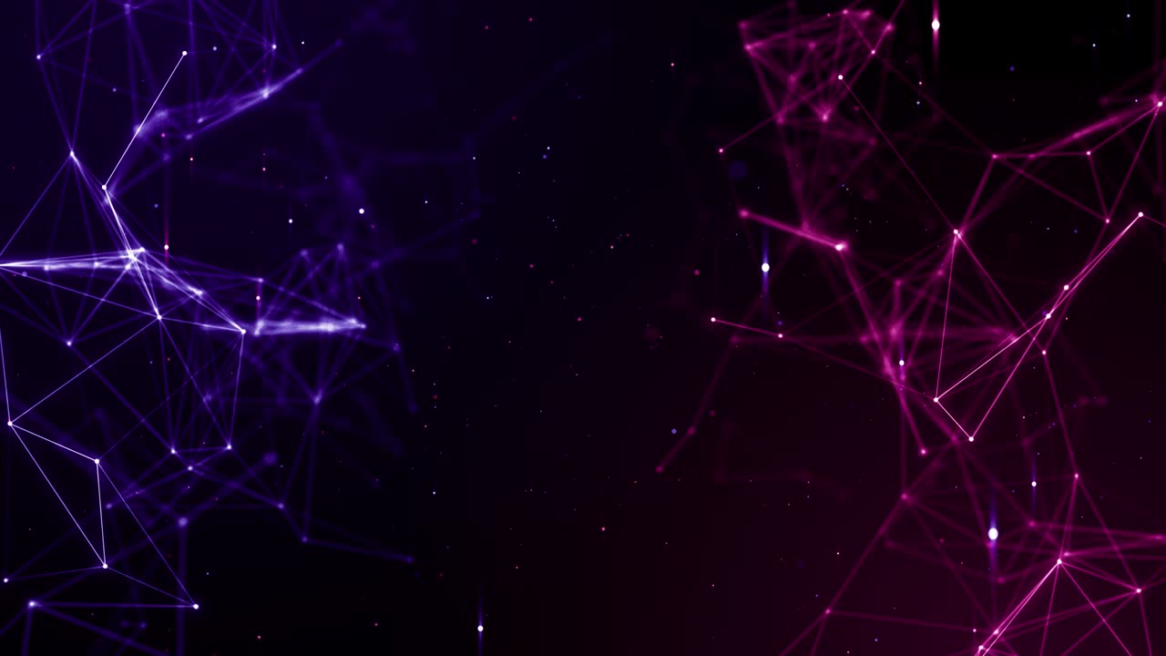 Plexus abstract network titles technology science background loop