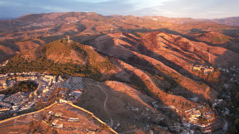 vegetation, valley and mountains in andalusia