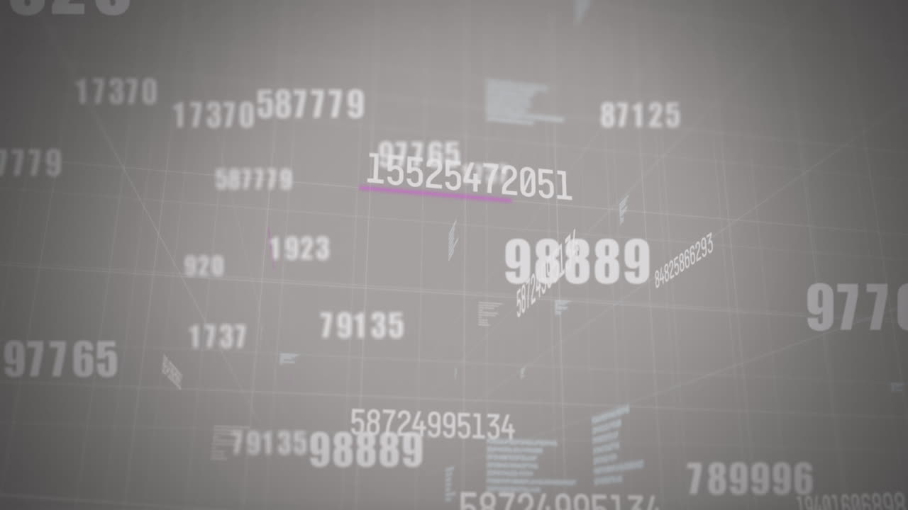 animación del procesamiento de datos en la interfaz