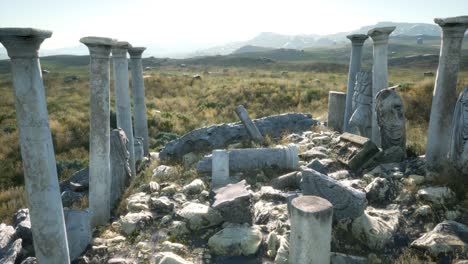 el antiguo templo griego en italia