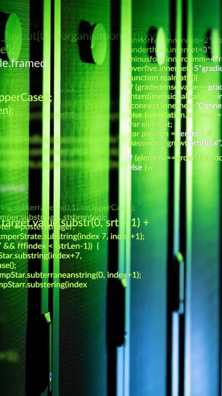 Animation of data processing over computer servers