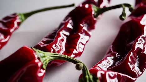 pimientos de chile rojos secos