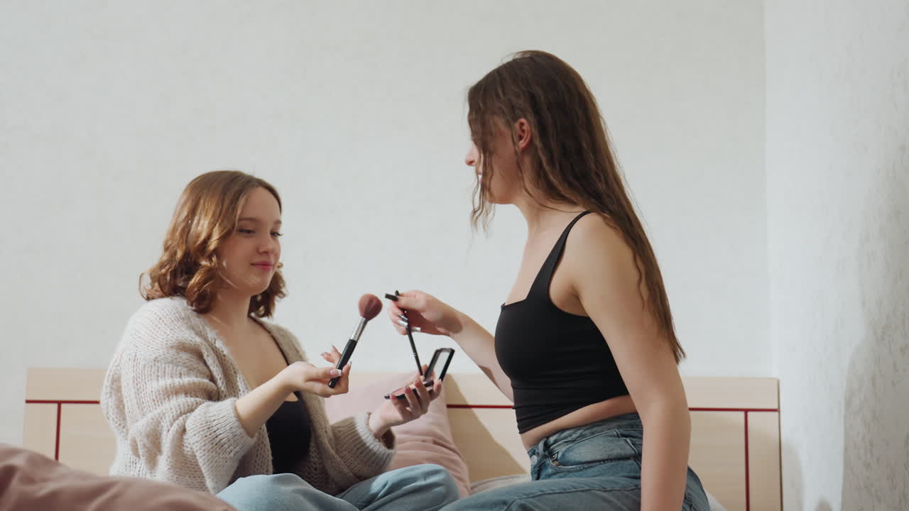 Friends Share Happiness, Women Celebrate Fun And Friendship, Casual Acquaintances Exchange Cheerful Smiles Daily, Joyful Women Indulge In Playful Moments And Lighthearted Exchanges