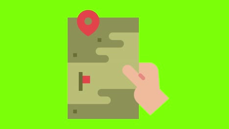 green screen , map, strategy, high quality