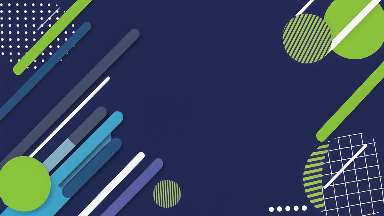 Dynamic Abstract Background with Moving Geometric Shapes