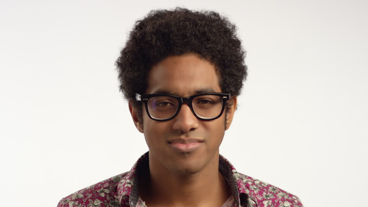 CU Young man listening and nodding