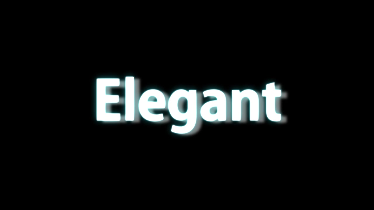 Elegant  text animation message motion graphics