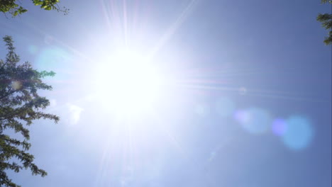 lapso de tiempo del sol moviéndose por el cielo, el tiempo pasa