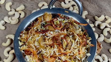 biryani picante indio malabar biryani hyderabadi biryani también conocido como biryani