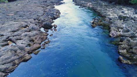 small beautiful river kolpa with stony riversides