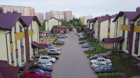 residential complex aerial view