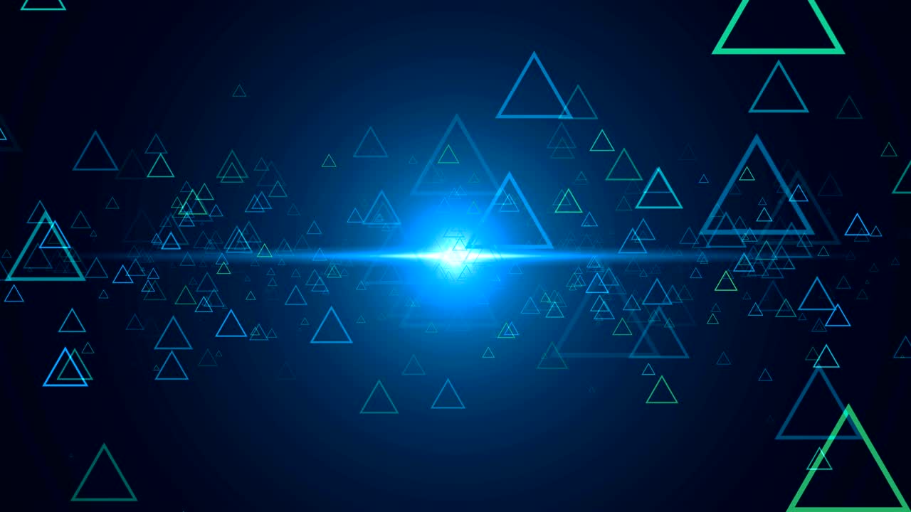 윤 삼각형과 함께 추상적인 배경