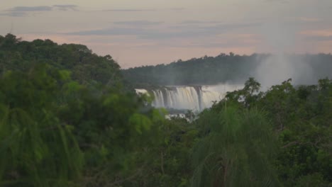 discovering the marvelous iguazu falls on a beautiful evening