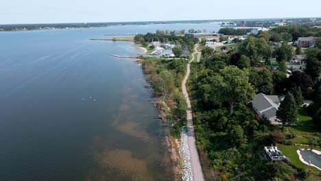 forward track to potential build area in muskegon