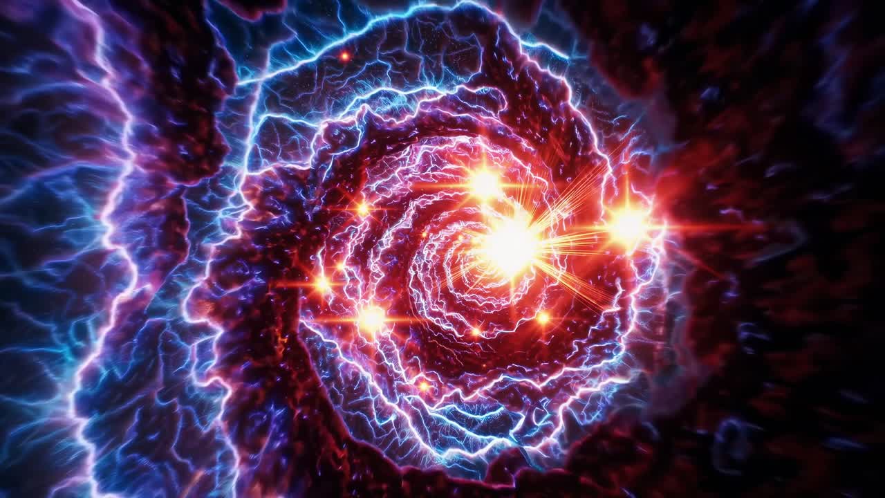 Abstract Lightning Vortex