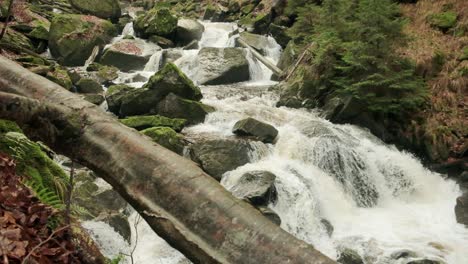 waterfall of veliki sumik in the eastern part of slovenia