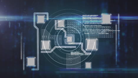 animation of integrated circuit and data processing