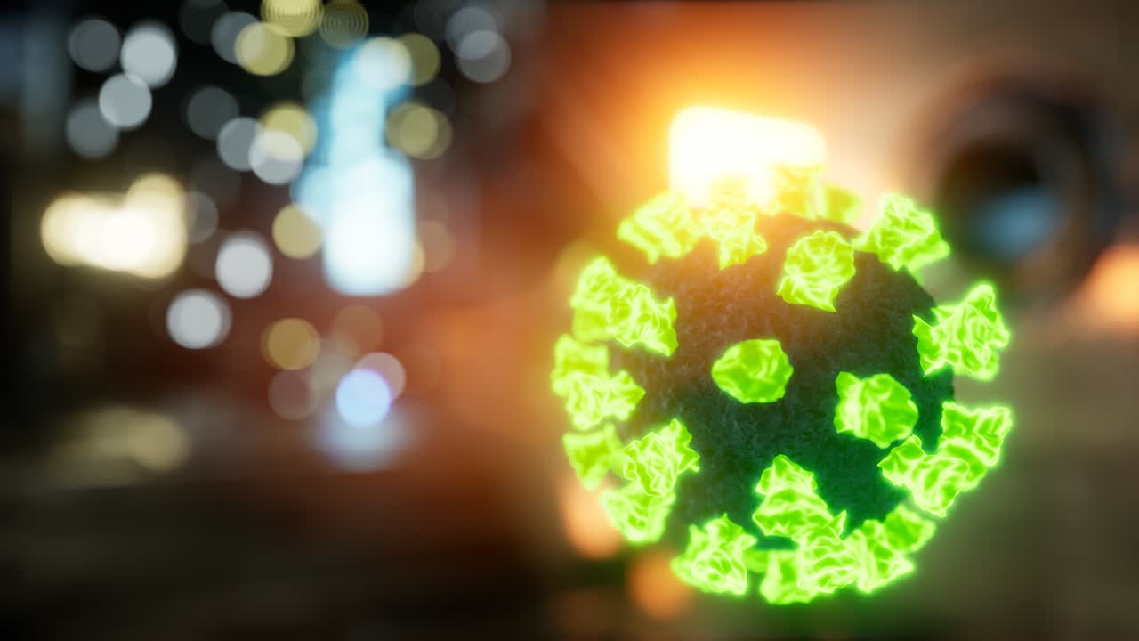 비어있는 도시 거리에서 코로나바이러스 코로나19 격리