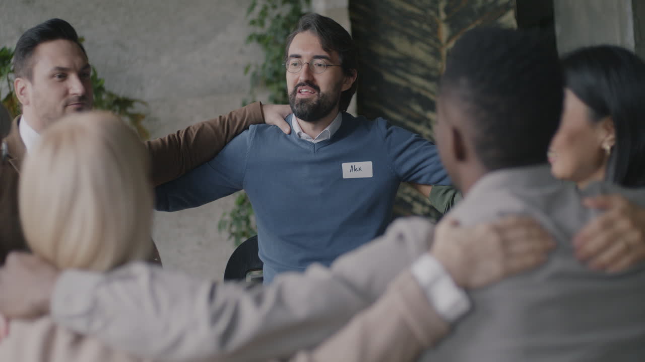 reunión del grupo de apoyo