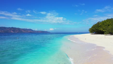 paradise beach on tropical islands