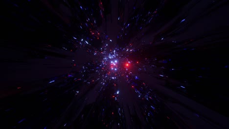animación de túnel abstracto