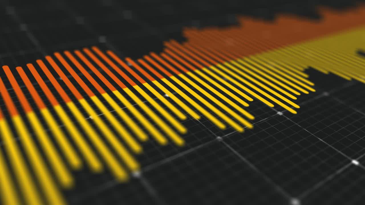 infográfico de crecimiento de negocios y finanzas gráfico de barras o gráfico de animación