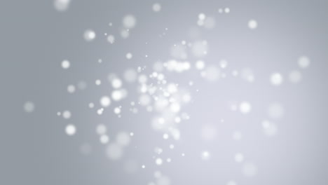 falling snowflake on gray background a wintry blur