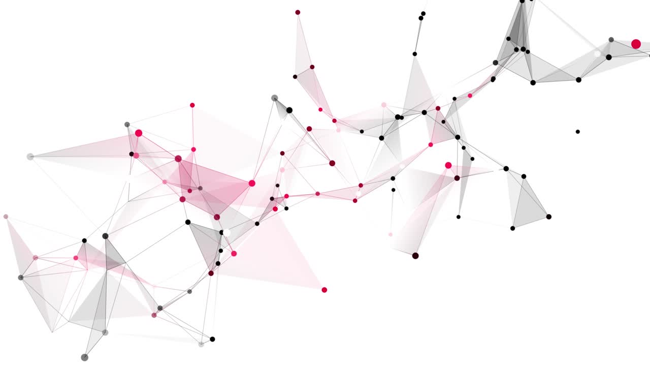 Abstract white data transfer background. Information exchange. 3D rendering. Seamless loop.