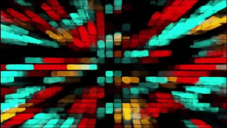 Abstrakt farbenfrohes geometrisches Muster